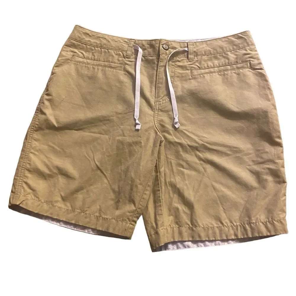 Horny Toad Women's Sz 8 Tan Drawstring Outdoor Hiking Shorts